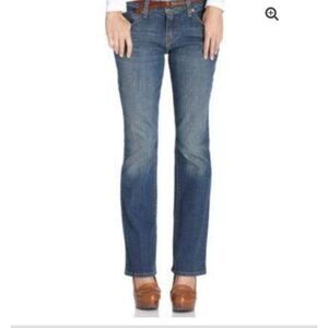 Levi's 515 Womens Pants Blue 12M  Bootcut Medium Rinse  Plus Size Jeans